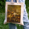 Load image into Gallery viewer, Vintage Autumn Oil Painting Tote