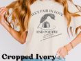 Load image into Gallery viewer, Love and Poetry Vintage Graphic Tee