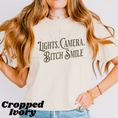 Load image into Gallery viewer, Lights, Camera, B!t$h Smile Vintage Graphic Tee
