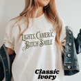 Load image into Gallery viewer, Lights, Camera, B!t$h Smile Vintage Graphic Tee