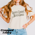 Load image into Gallery viewer, Lights, Camera, B!t$h Smile Vintage Graphic Tee