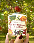 Load image into Gallery viewer, White Pumpkin and Walnut Candle