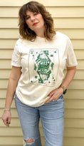 Load image into Gallery viewer, Lucky Queen of Clubs Graphic Tee