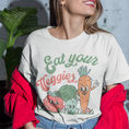 Load image into Gallery viewer, "Eat Your Veggies" Retro Print Graphic Tee
