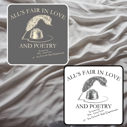 All's Fair in Love and Poetry Sticker Set