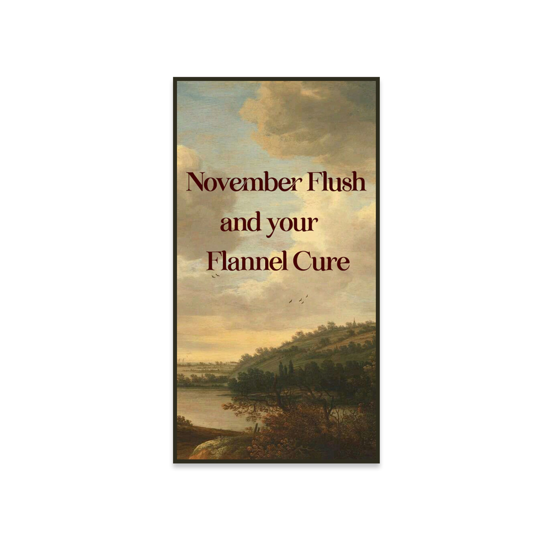 November Flush Sticker