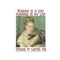 Load image into Gallery viewer, Karma Is a Cat Sticker
