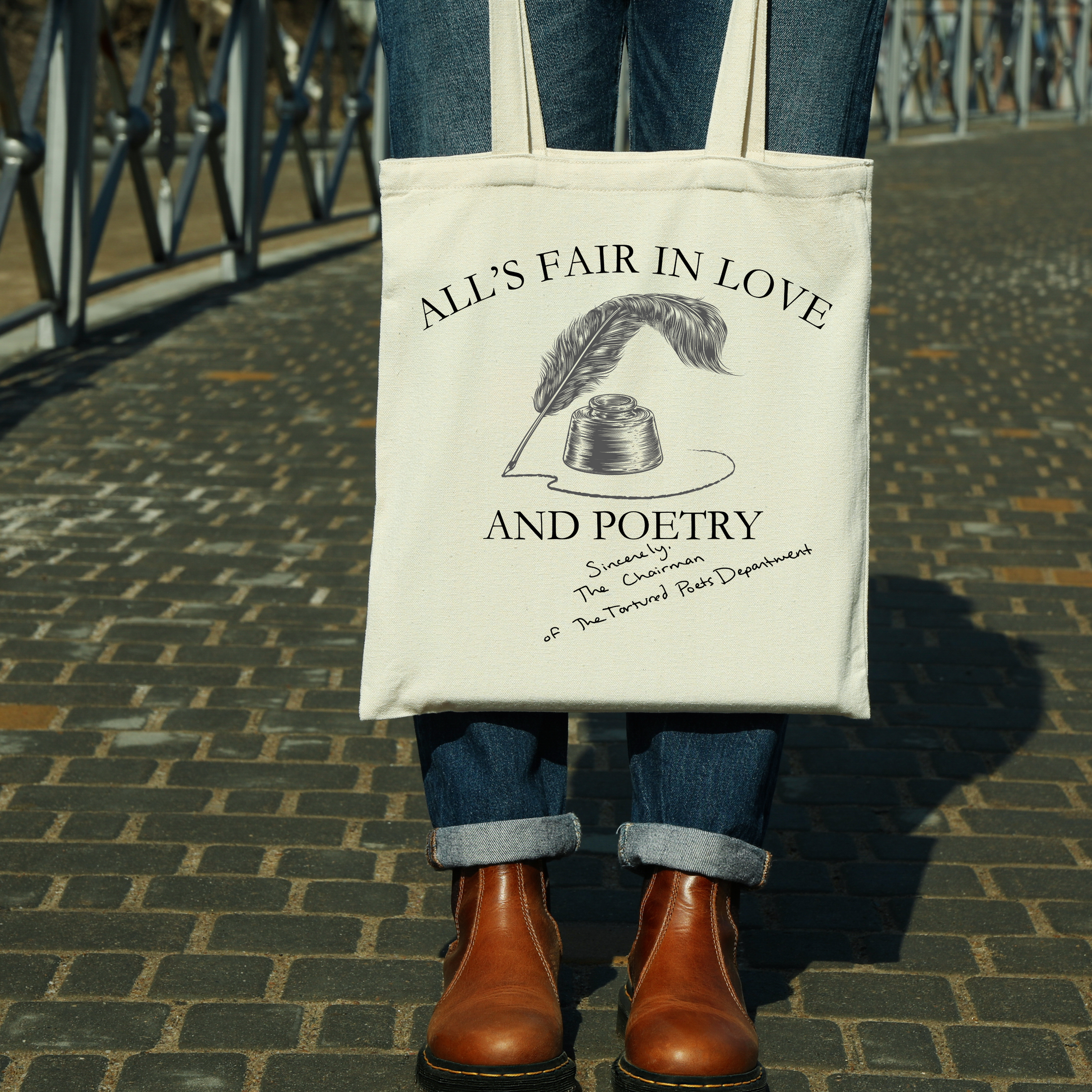 All's Fair In Love And Poetry Tote Bag