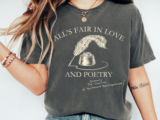 TTPD "All's Fair In Love and Poetry" T-Shirt