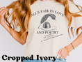 Load image into Gallery viewer, TTPD "All's Fair In Love and Poetry" T-Shirt
