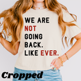 Load image into Gallery viewer, Swifties, We are Not Going Back Like Ever T-Shirt/Sweatshirt
