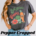 Load image into Gallery viewer, "Eat Your Veggies" Retro Print Shirt
