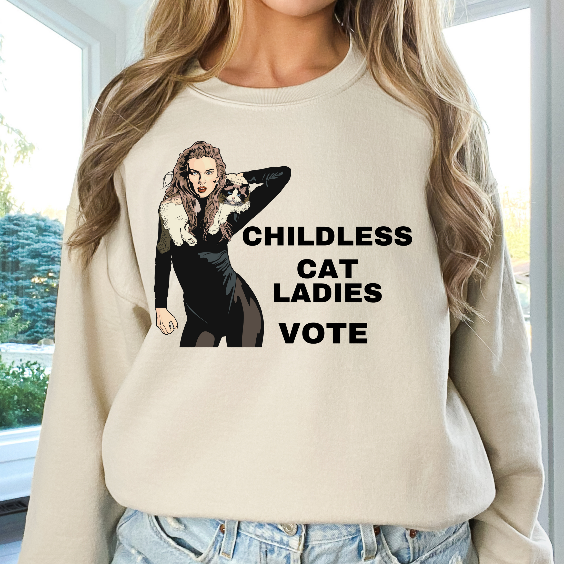 Childless Cat Ladies Vote Swiftie T-Shirt/Sweatshirt