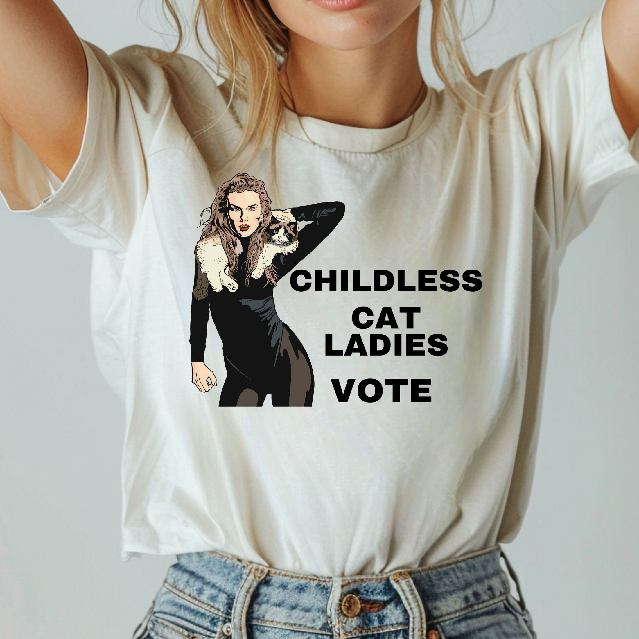 Childless Cat Ladies Vote Swiftie T-Shirt/Sweatshirt