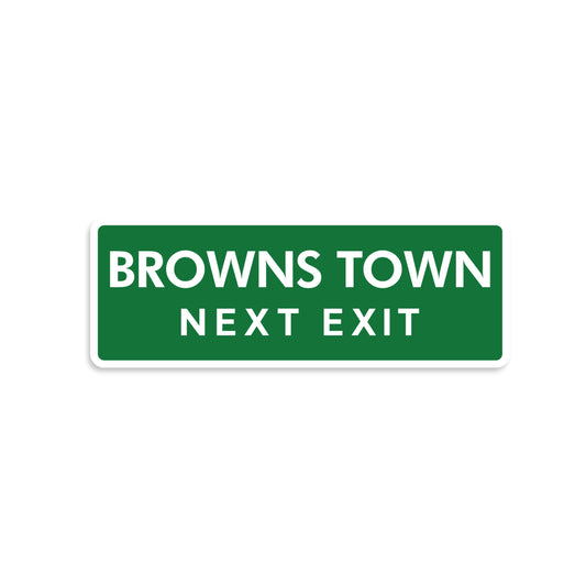 Browns Town Sticker