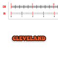 Load image into Gallery viewer, Cleveland Bubble Letter Sticker
