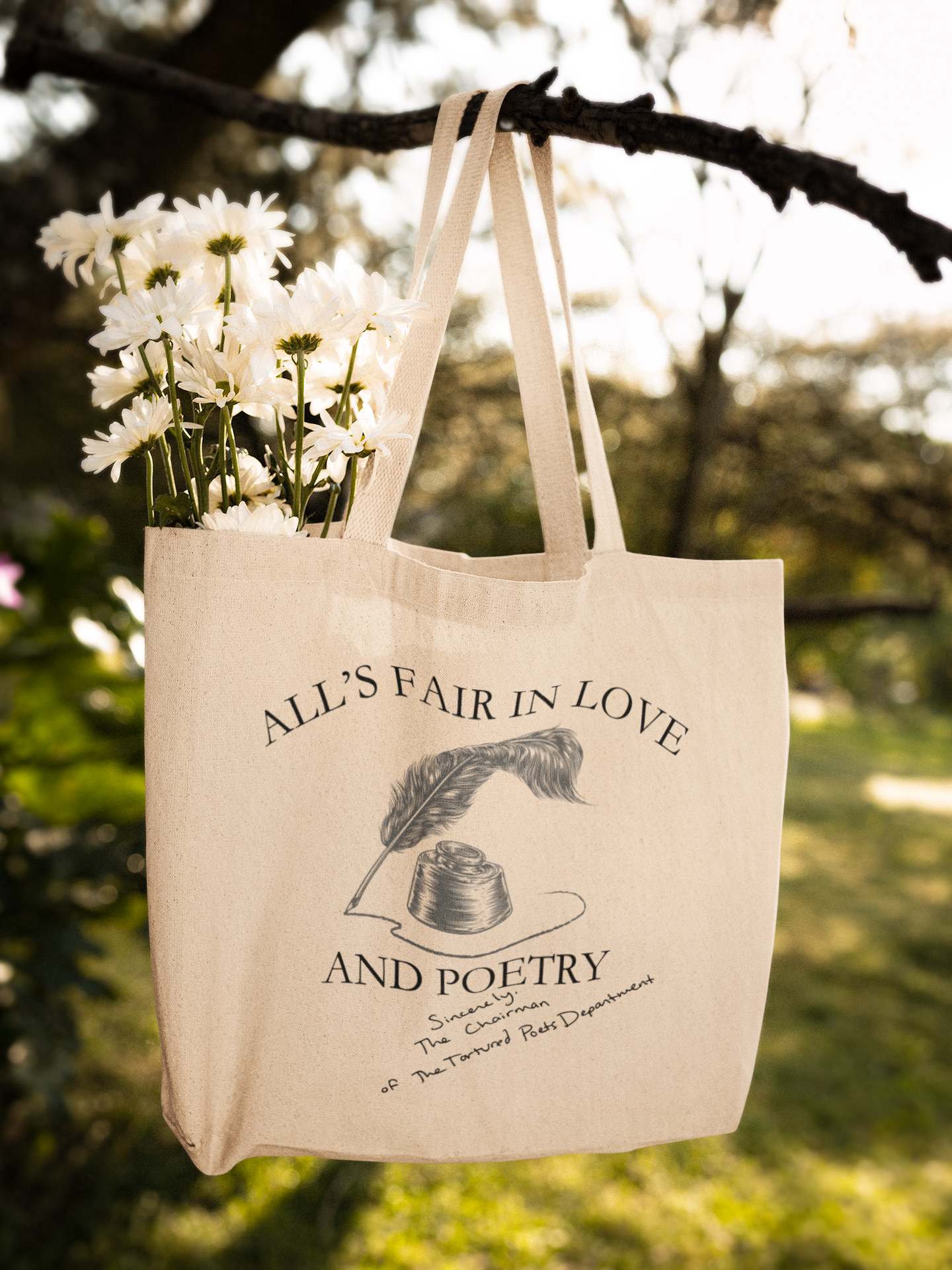All's Fair In Love And Poetry Tote Bag
