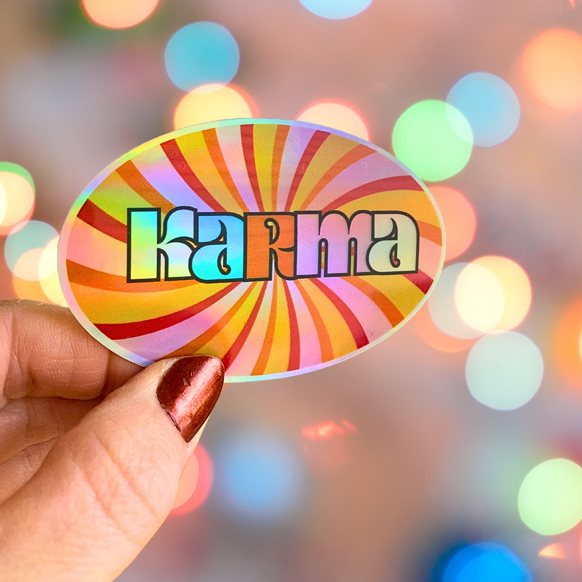Karma Stickers Reputation Karma sticker – Midnight Creative