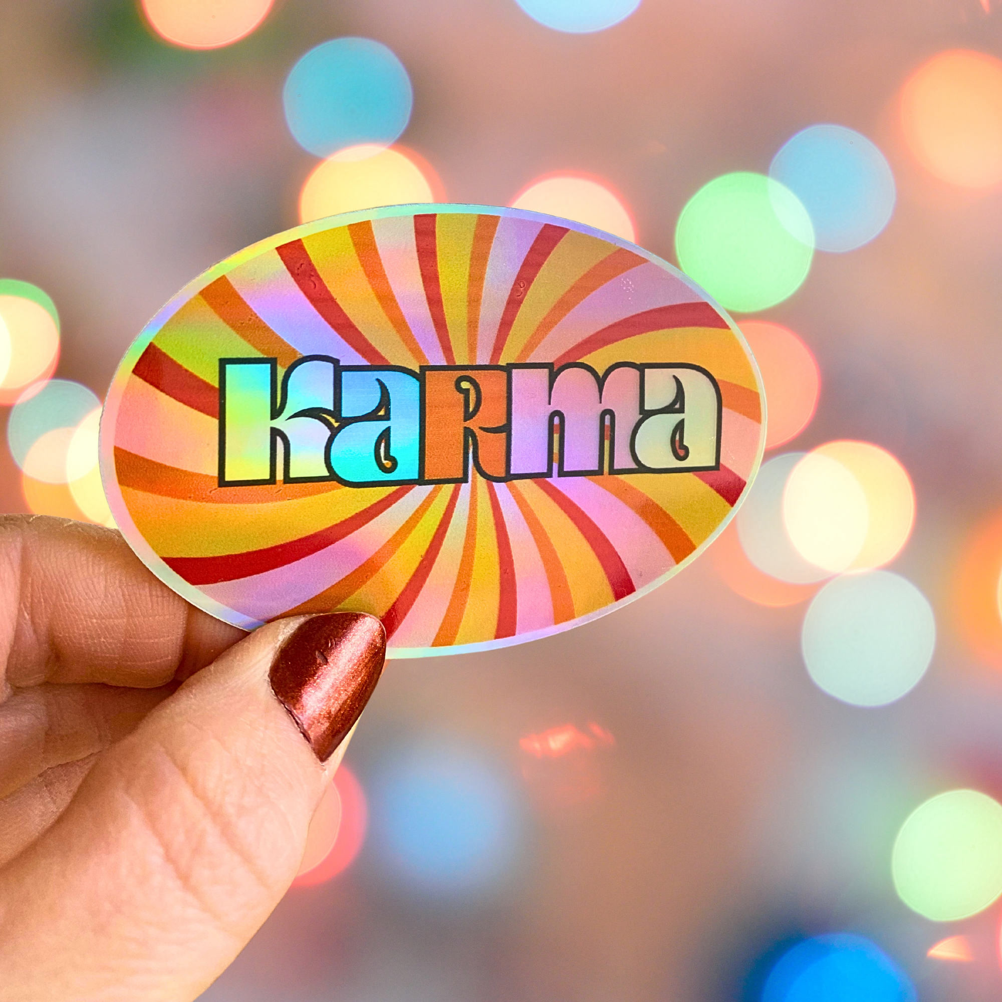 Karma sticker