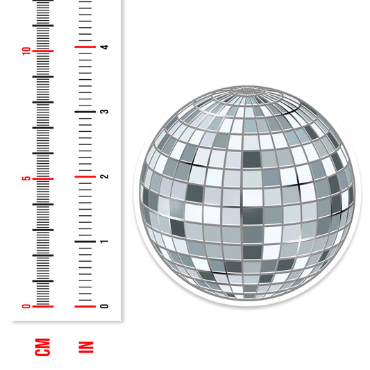 Holographic Mirror Ball Sticker