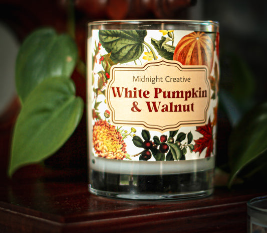 White Pumpkin and Walnut Candle