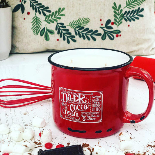 Limited Edition Enamel Campfire Mug Candle