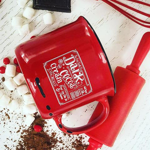 Limited Edition Enamel Campfire Mug Candle